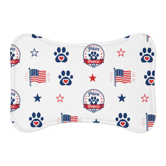 Pet Feeding Mat - White