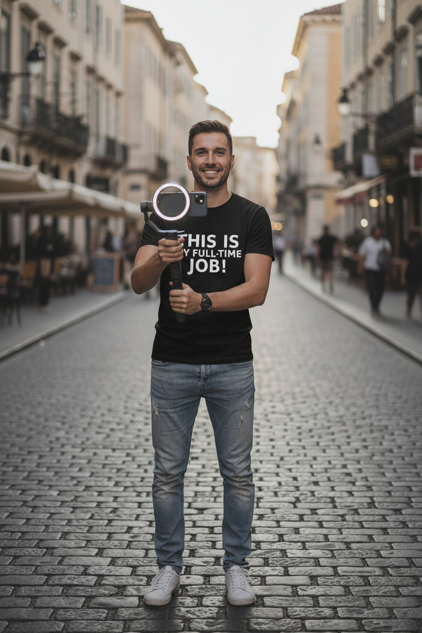 This IS My Full Time Job T-Shirt BLACK
