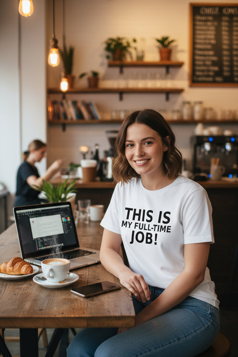 This IS My Full Time Job T-Shirt WHITE